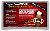 Super Bowl Party Passes